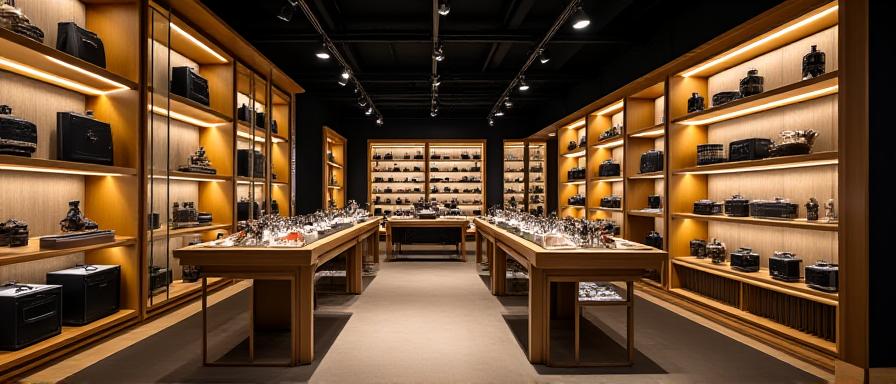 Boutique retail interior highlighting brand identity